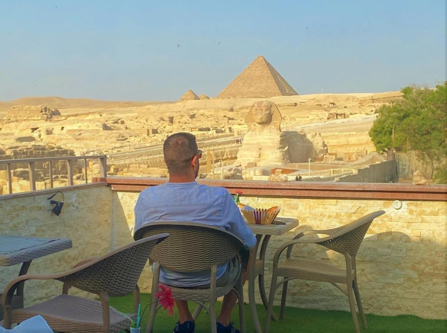 Seven Pyramids View Inn Kairo Exteriör bild