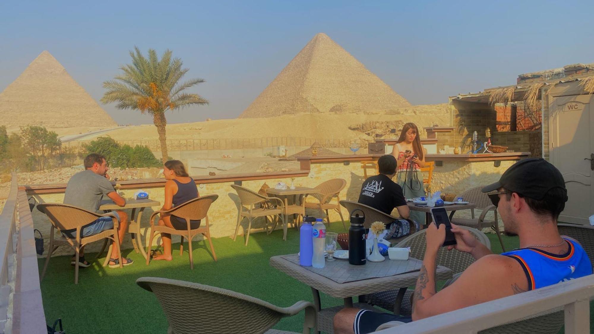 Seven Pyramids View Inn Kairo Exteriör bild