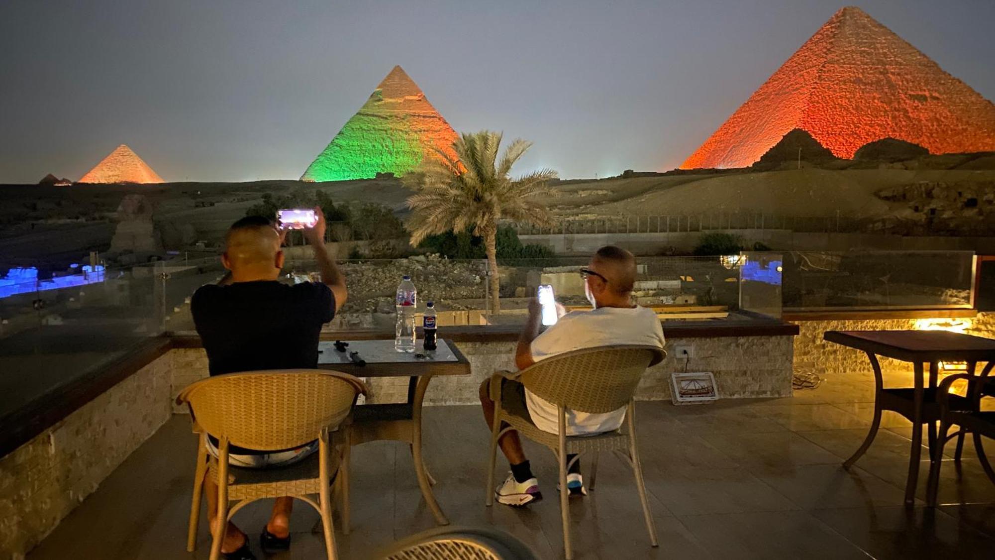Seven Pyramids View Inn Kairo Exteriör bild